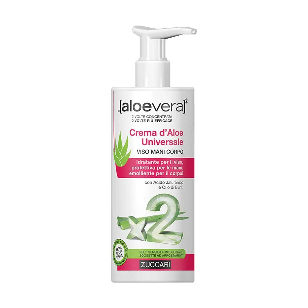 Crema Aloe Universale Corpo Viso Mani 300ml - Aloevera2