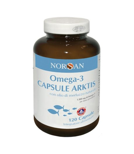 San Omega 3 Arktis Integratore Olio di Merluzzo 120 Capsule - San Omega
