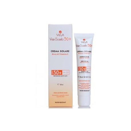Vea Scudo 50+ Crema Solare Protezione Alta UVA UVB - 30ml