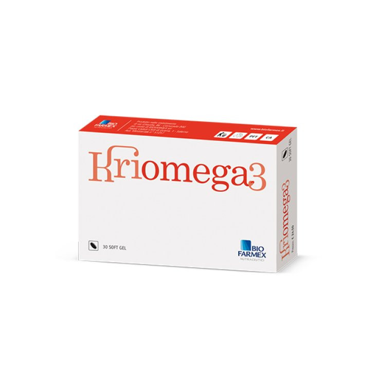 Kriomega 3 Integratore Olio di Krill 30 Softgel - Biofarmex