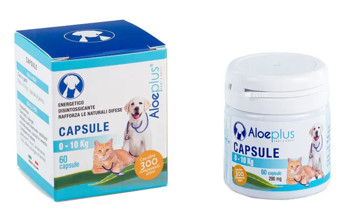 Aloeplus Capsule per Cani e Gatti 0-10Kg - HDR