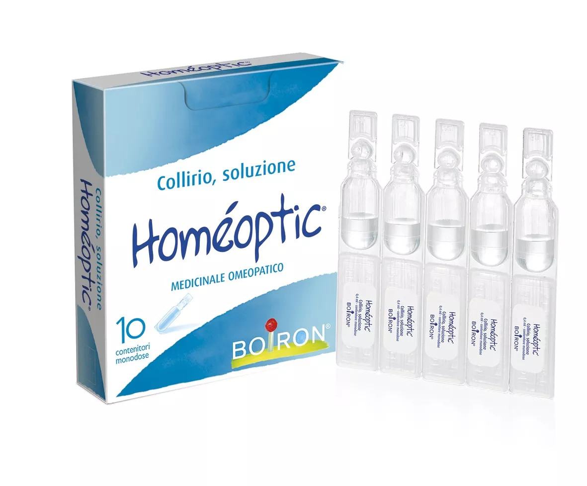 Collirio Omeopatico Monodose Homeoptic 10 Fiale da 0,4 ml - Boiron