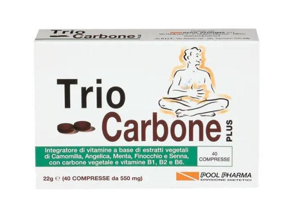 Pool Pharma Carbone Trio Plus 40 Compresse - Immagine 4