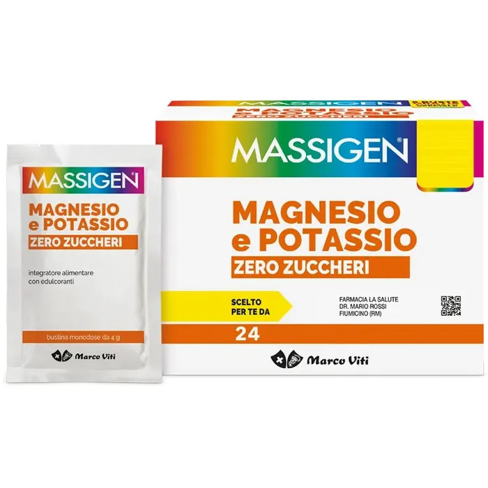Magnesio Potassio Zero Zuccheri Integratore Marco Viti 24 Bustine - Marco Viti