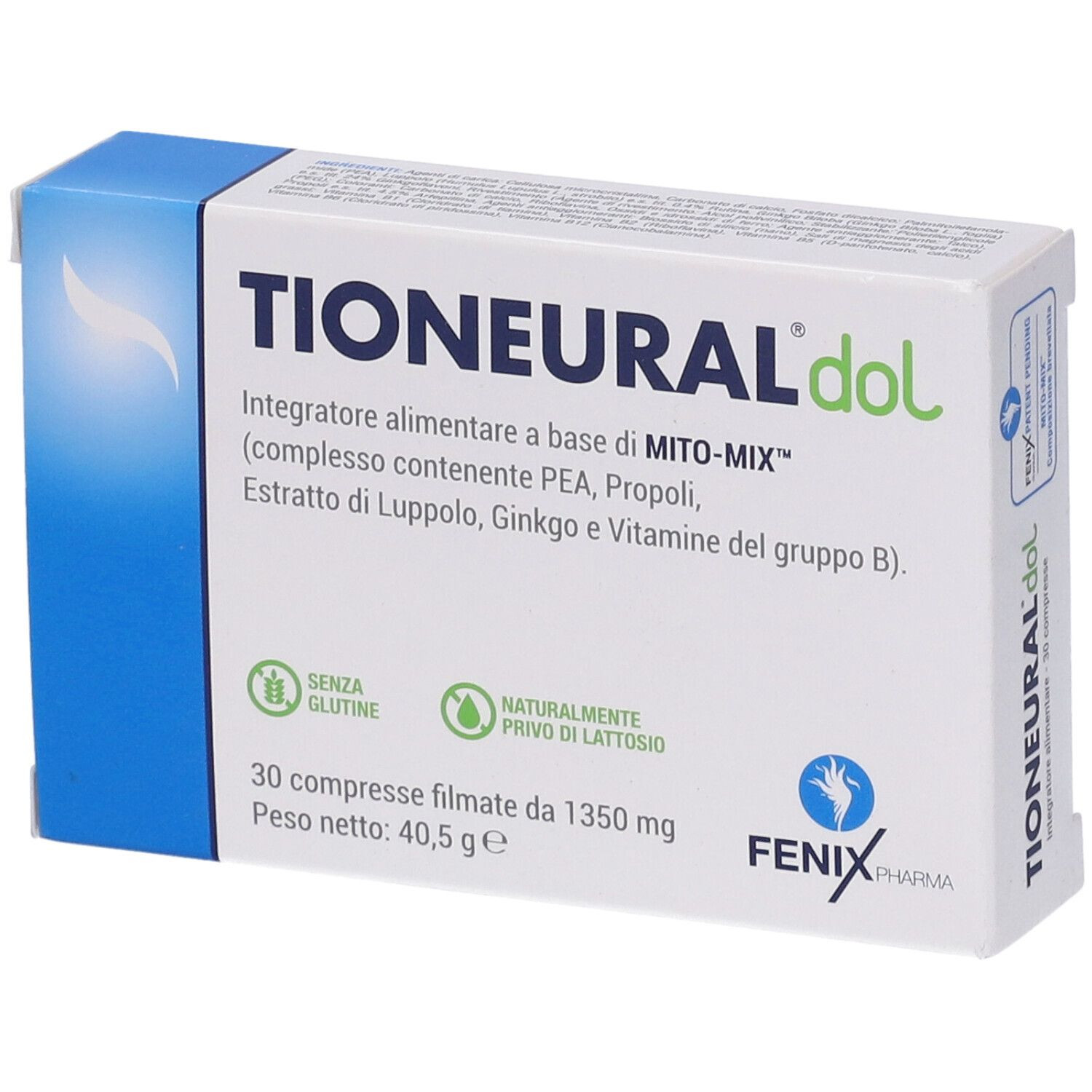Tioneural Dol Integratore Alimentare per Dolore Neuropatico 30 Compresse - Fenix Pharma