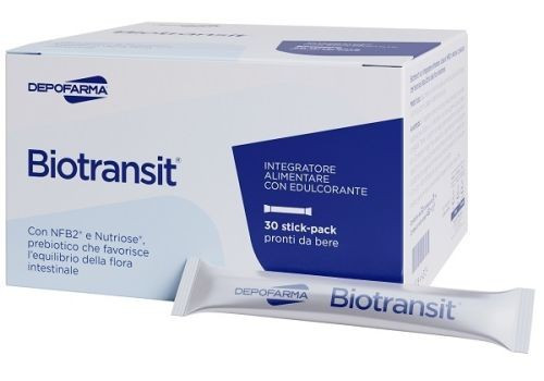 Biotransit Integratore per Flora Intestinale 30 Stick-Pack - Depofarma