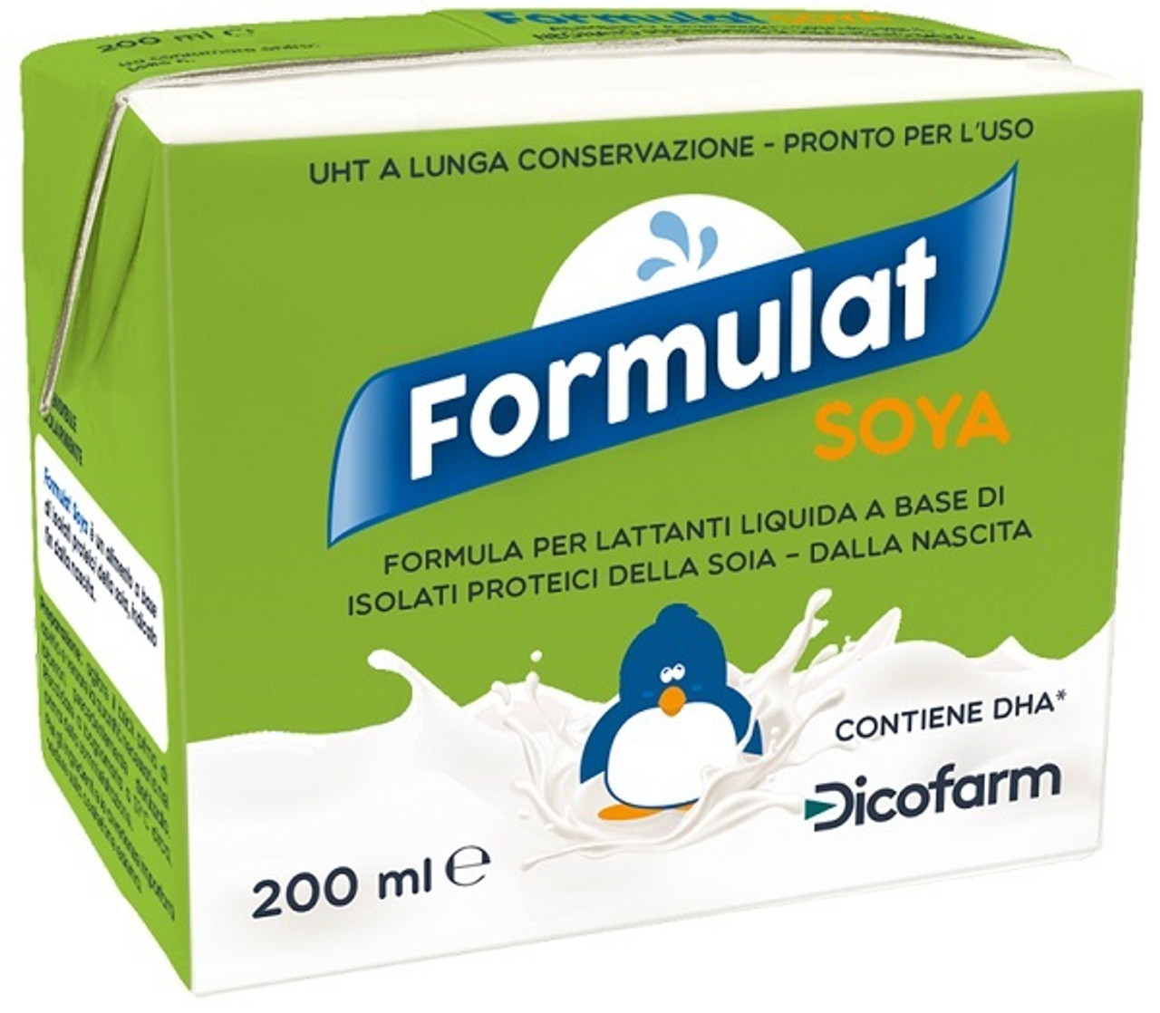 Formulat Soya Alimento Liquido per Lattanti 3 Brick da 200 ml - Formulat