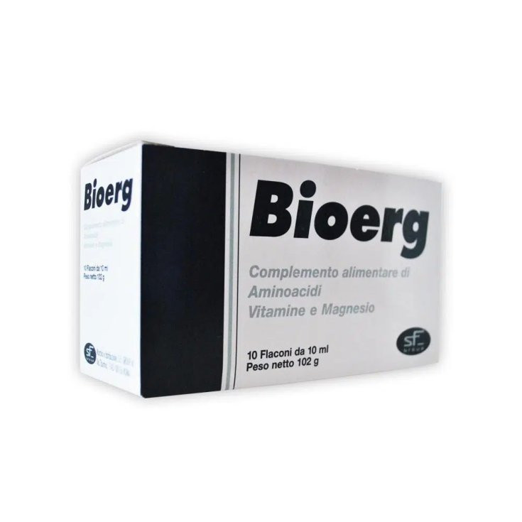Bioerg Integratore Multivitaminico per Energia 10 Flaconcini - S.F. GROUP