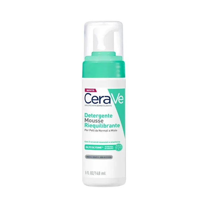 Mousse Detergente Riequilibrante 148 ml - Cerave