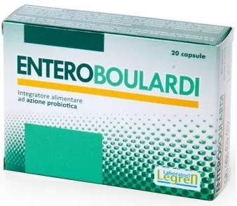 Enteroboulardi Integratore per Flora Batterica 20 Capsule - Laboratori Legren