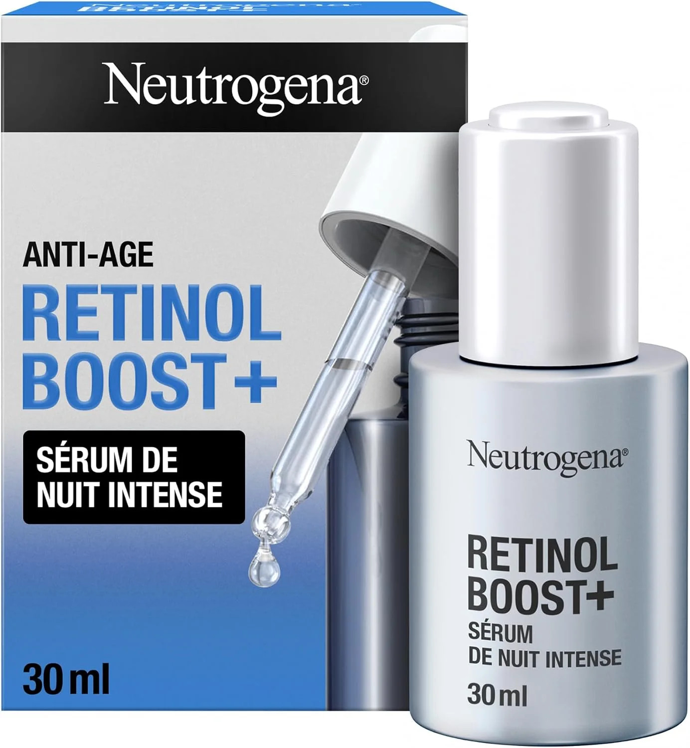 Neutrogena Retinol Boost Siero Notte Intenso Retinolo 30ml - Immagine 6