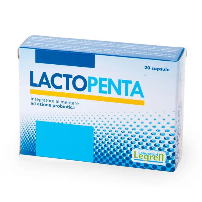 Lactopenta Capsule Probiotiche per Flora Batterica 20 Capsule - Laboratori Legren