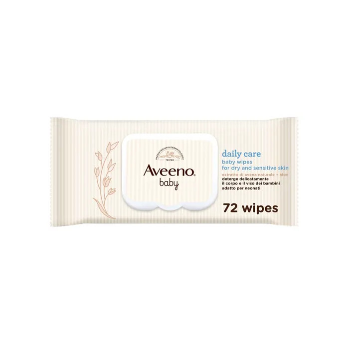 Aveeno Baby Salviettine Detergenti Delicate 72 Pezzi - Aveeno