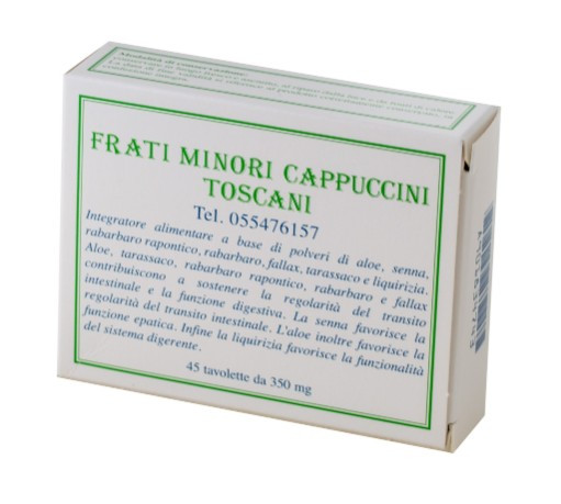 Erbe Cappuccini Integratore Regolarità Intestinale 45 Tavolette - Provincia Toscana Frati Minori