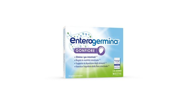Enterogermina Gonfiore Integratore per Gonfiore 10 Bustine - Enterogermina