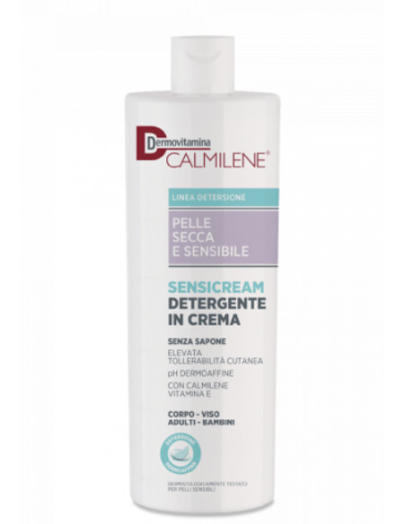 Dermovitamina Calmilene Sensicream Detergente in Crema per Pelli Sensibili 500 ml - Dermovitamina