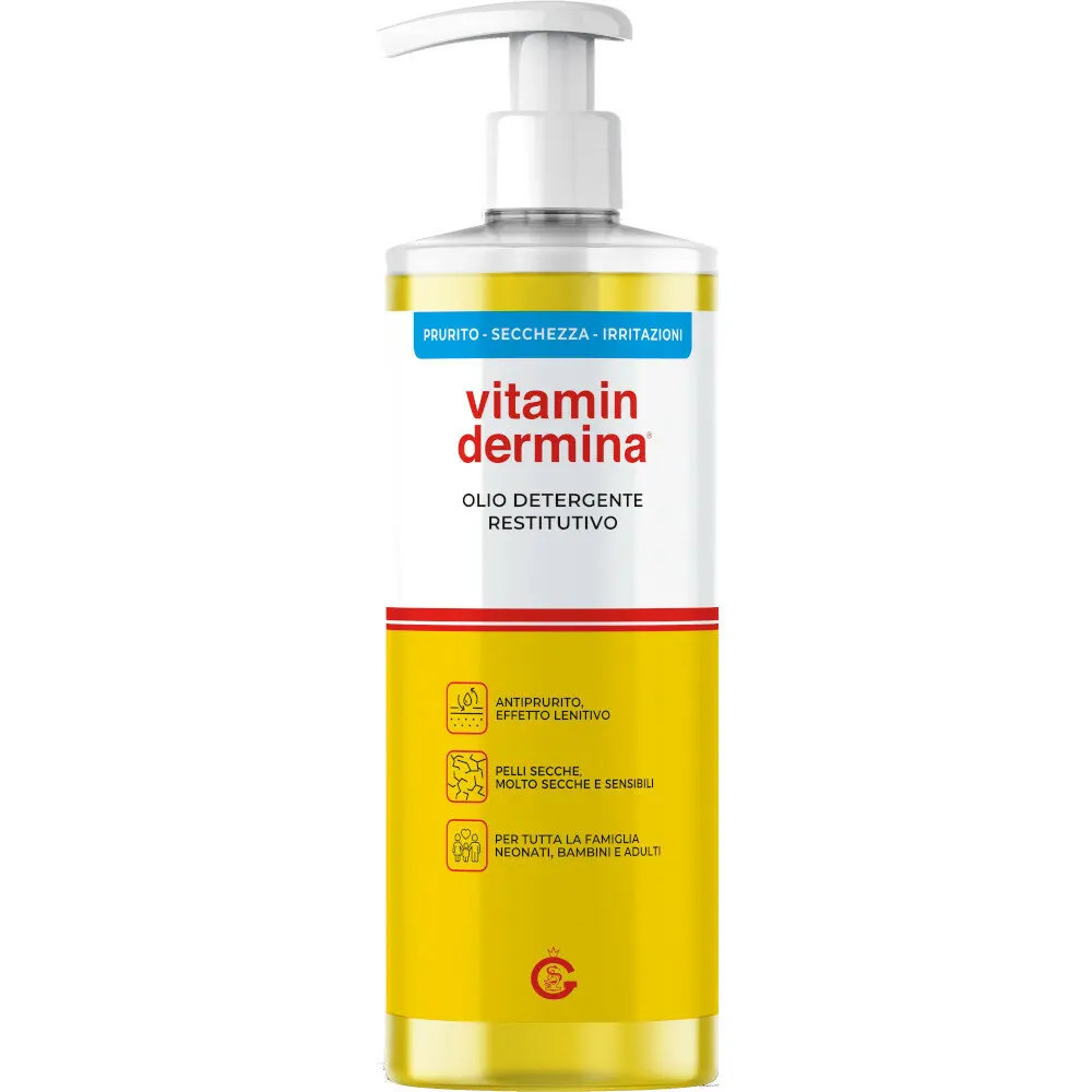 Vitamindermina Olio Detergente Restitutivo 500ml - Vitamindermina