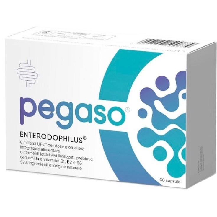 Enterodophilus 60 Capsule Integratore Alimentare per Flora Intestinale - Pegaso