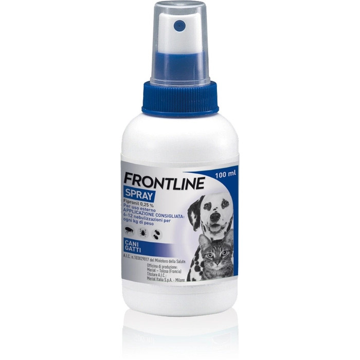 Frontline Spray Antiparassitario per Cani e Gatti 100ml - Frontline