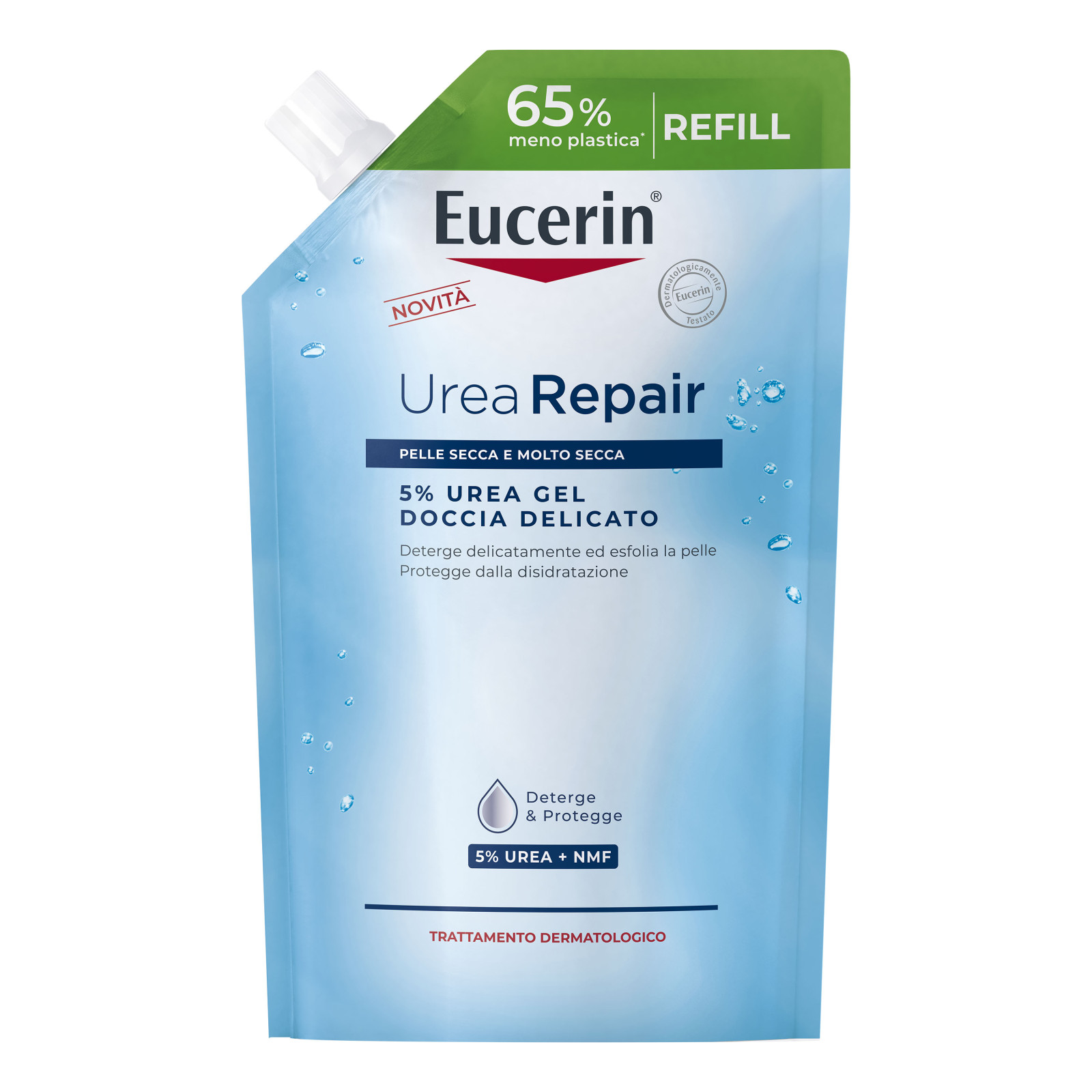 Eucerin Gel Doccia Delicato 5% Urea per Pelle Secca 400ml - Eucerin