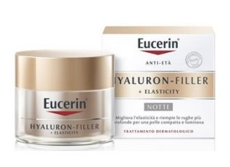 Crema Notte Anti-Età Eucerin Hyaluron-Filler + Elasticity 50ml - Eucerin
