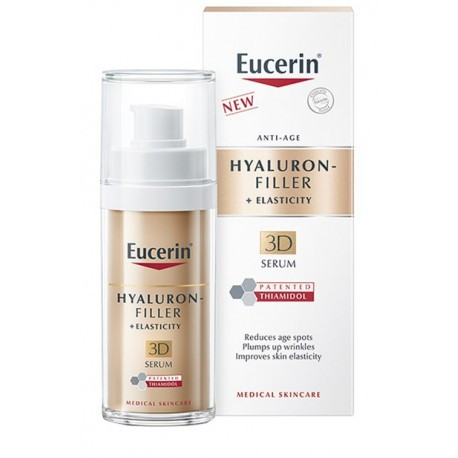 Hyaluron-Filler + Elasticity 3D Siero Viso 30ml - Eucerin