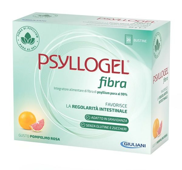 Psylologel Fibra Pompelmo Rosa Integratore per Regolarità Intestinale 20 Bustine - Psylologel