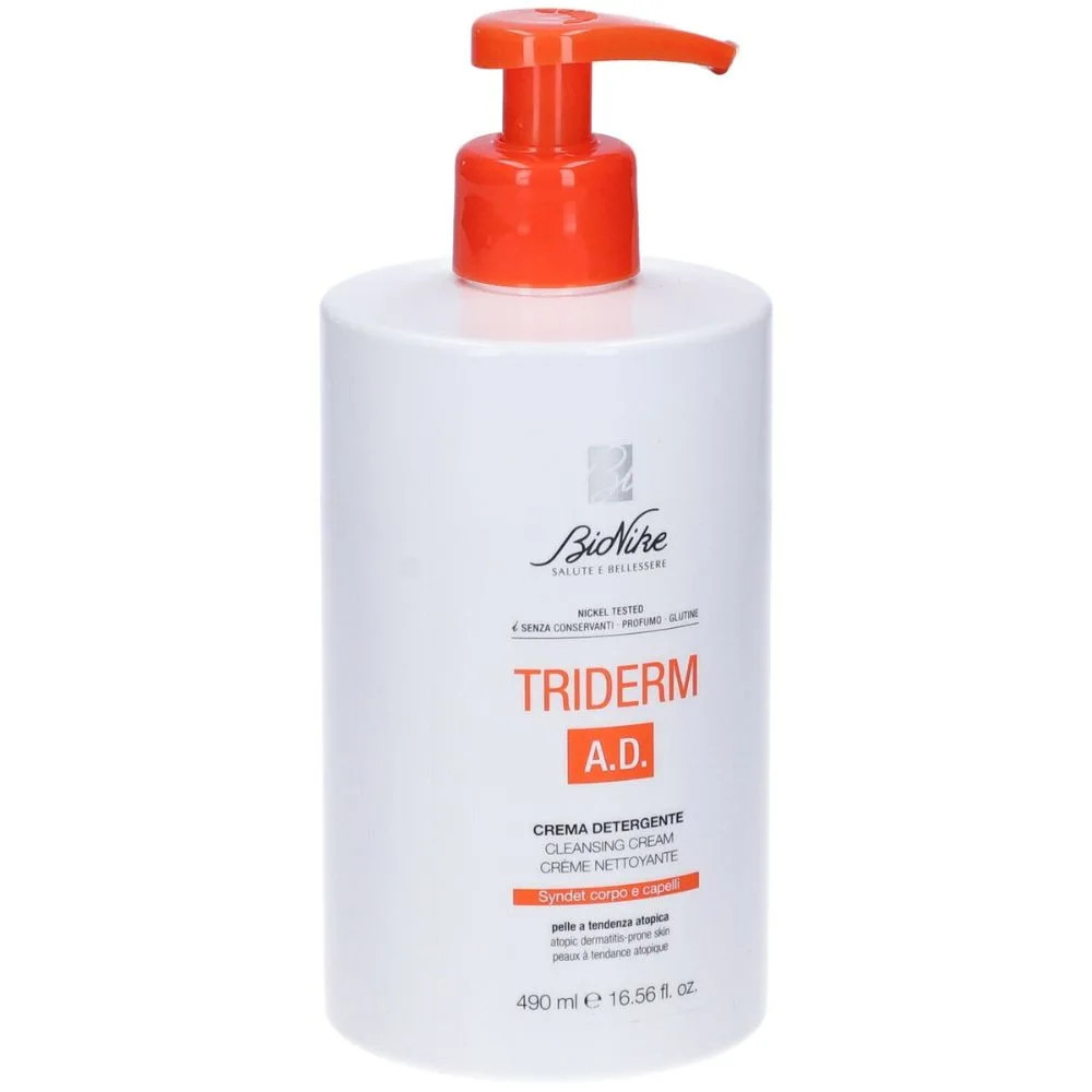 Triderm Ad Crema Detergente Rilipidizzante per Pelle Atopica 500ml - Bionike