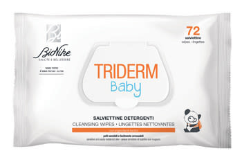 Bionike Triderm Baby Salviettine Detergenti per Bambini 72 pz - Bionike