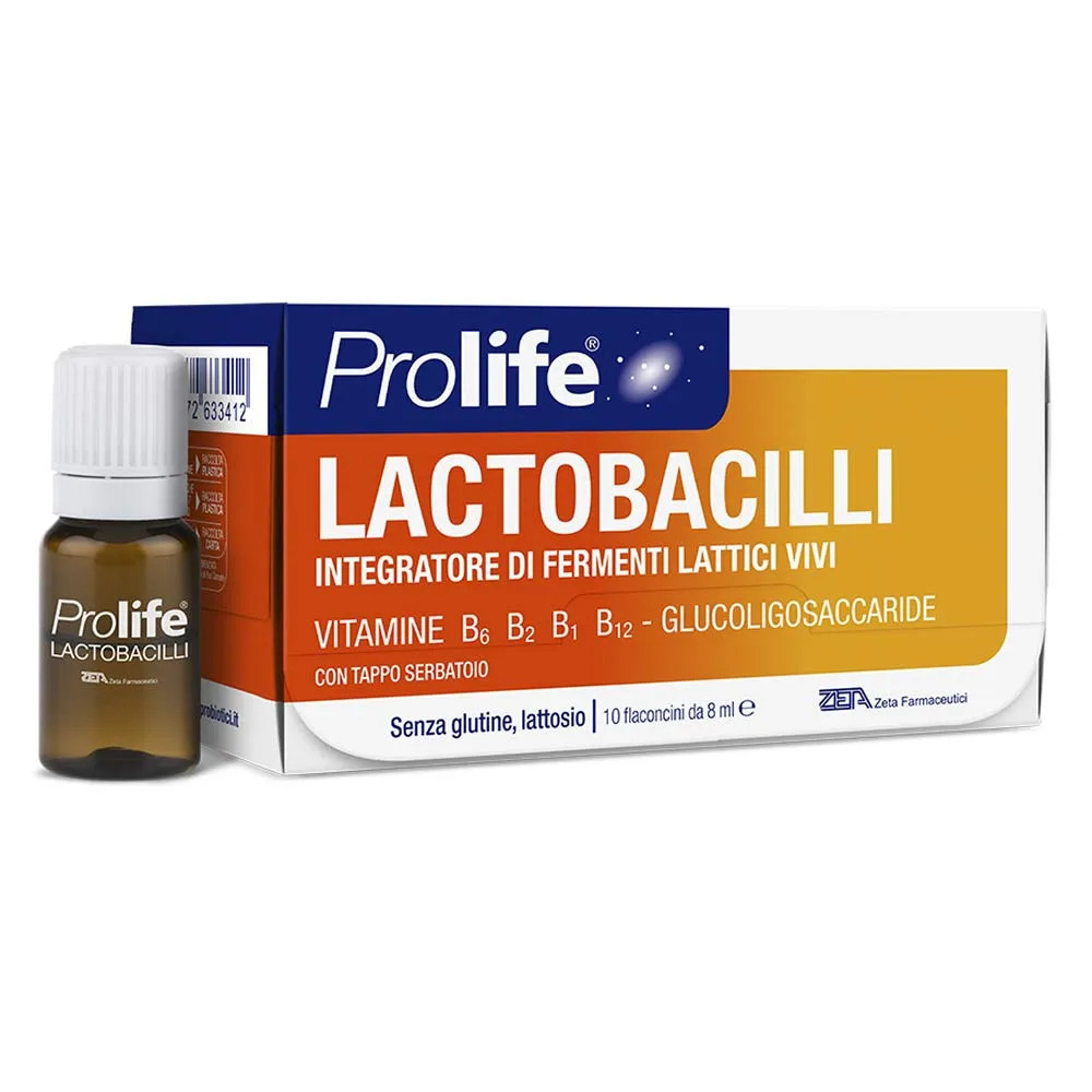Prolife Lactobacilli Integratore Fermenti Lattici Vivi 10 Flaconcini - Prolife
