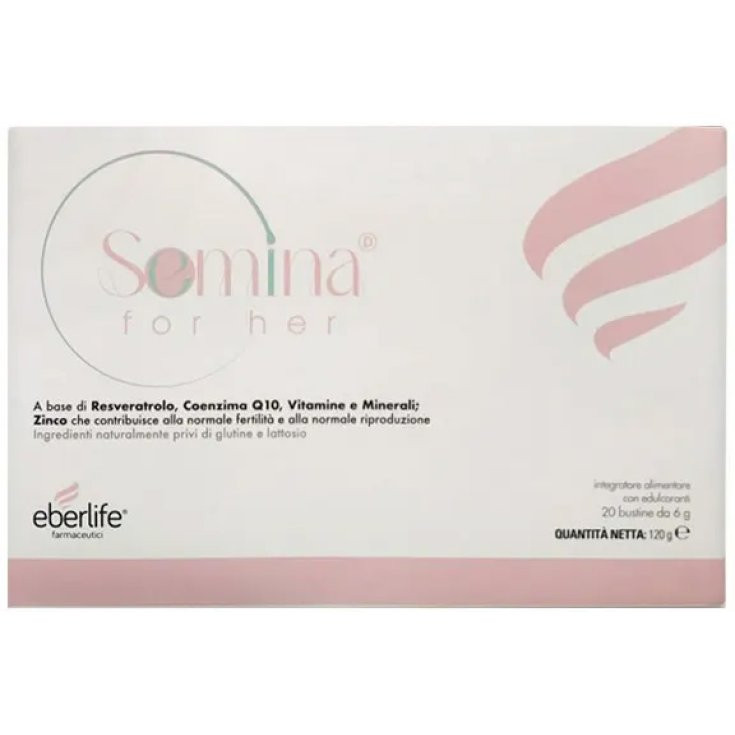 Semina For Her Integratore per Fertilità 20 Bustine - Eberlife Farmaceutici
