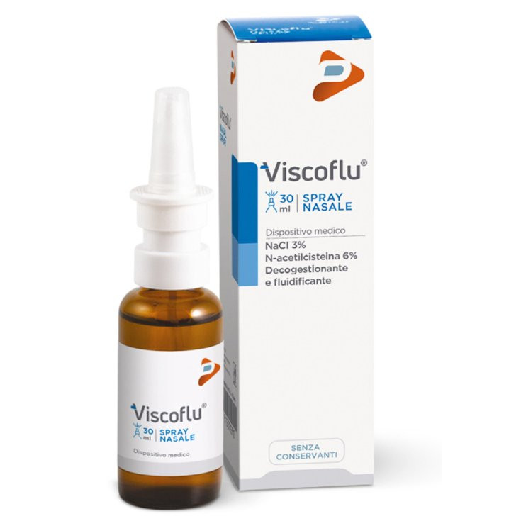 Viscoflu Spray Nasale per Fluidificare le Secrezioni 30ml - Pharma Line