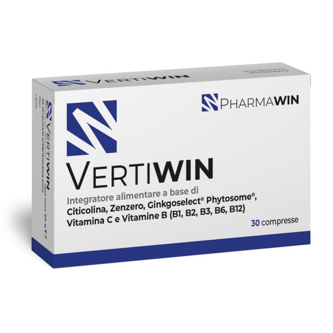 Vertiwin Integratore Alimentare per Vertigini 30 Compresse - Pharmawin