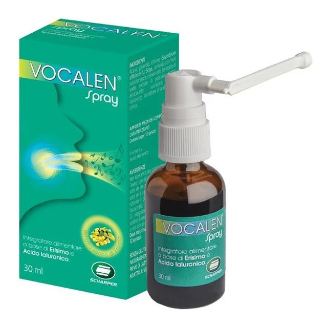 Vocalen Spray Integratore per Voce con Erisimo e Acido Ialuronico 30ml - Vocalen