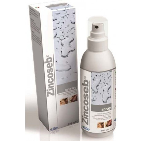 Zincoseb Spray Seboequilibrante per Cani e Gatti 200ml - Zincoseb