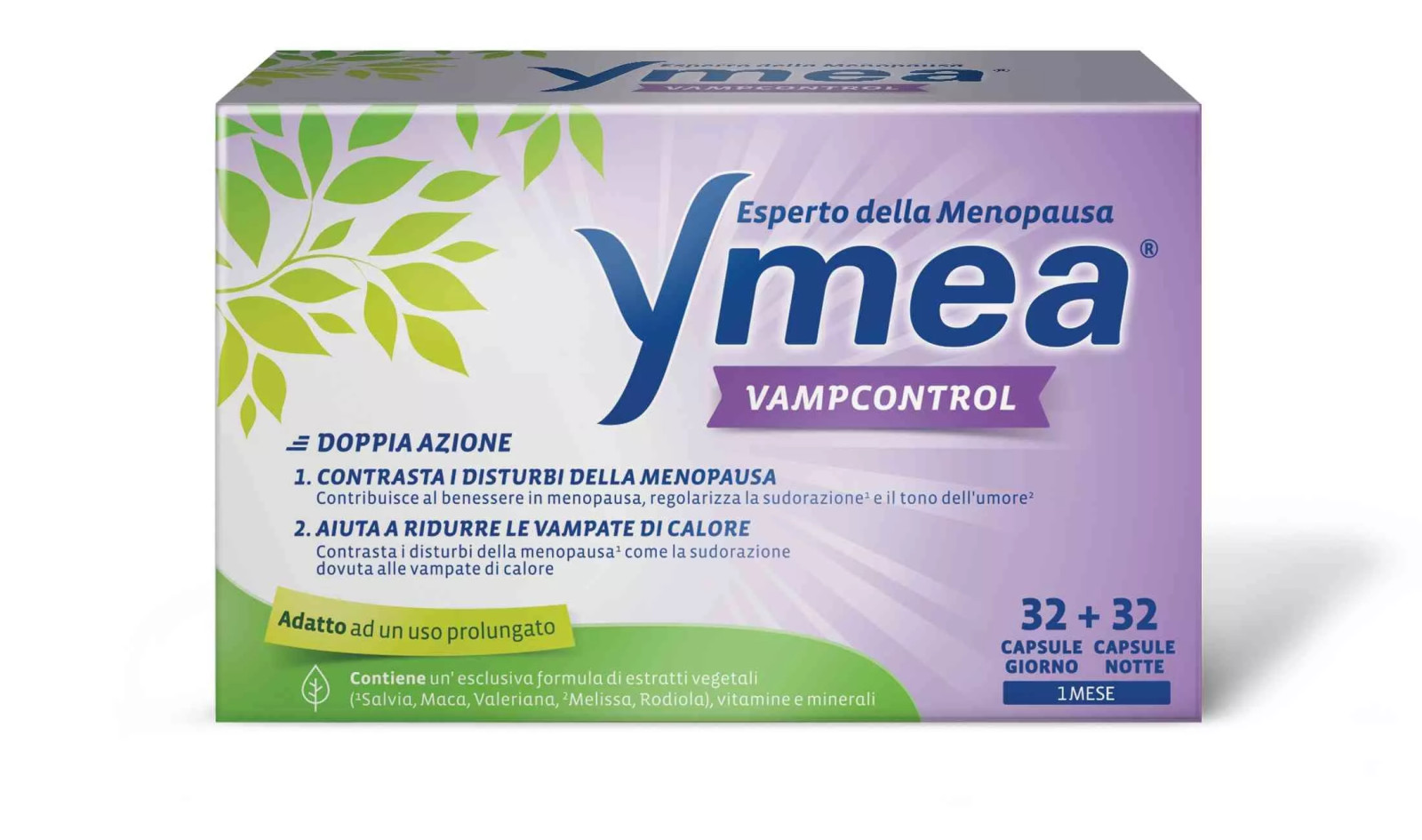 Ymea Vamp Control Integratore Alimentare Menopausa 64 Capsule - Ymea