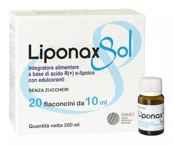 Liponax Soluzione Integratore Energetico 20 Flaconcini da 10ml - I.B.N. SAVIO