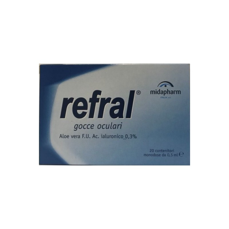 Refral Gocce Oculari Monodose, 20 contenitori 0,5 ml - Refral
