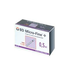 Siringhe Insulina BD Micro-Fine+ 0,5 ml G30 30 Pezzi - Corman