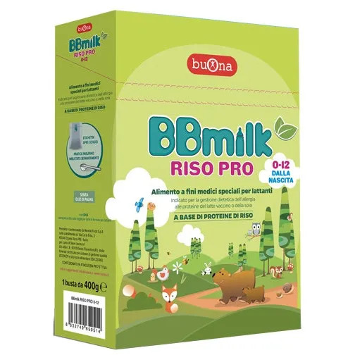 BBMilk Riso Pro 0-12 Mesi Alimento Speciale 400G - Buona