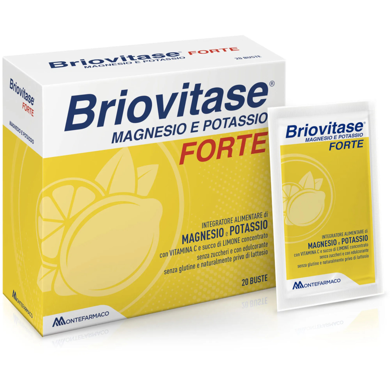Briovitase Forte Magnesio e Potassio Integratore in Bustine - Briovitase