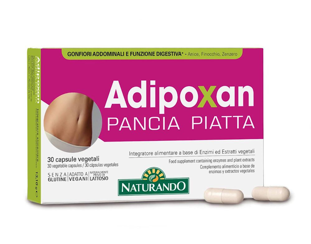 Naturando Adipoxan Pancia Piatta 30 Compresse - Immagine 5