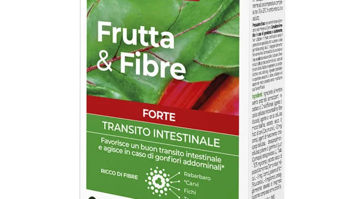 Frutta&Fibre Forte Integratore Alimentare per Transito Intestinale 24 Compresse - Frutta&Fibre