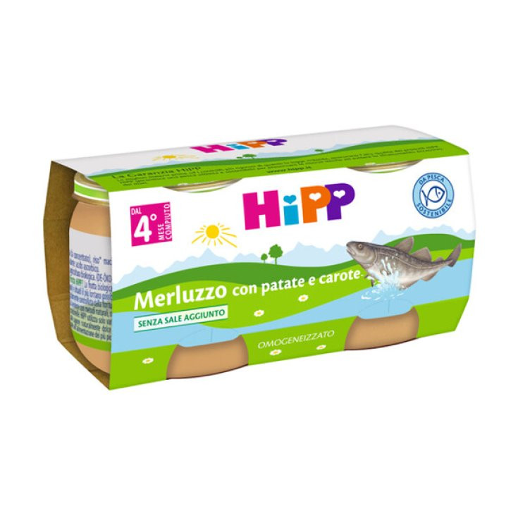 Omogeneizzato Merluzzo con Carote e Patate 2x80g - HIPP