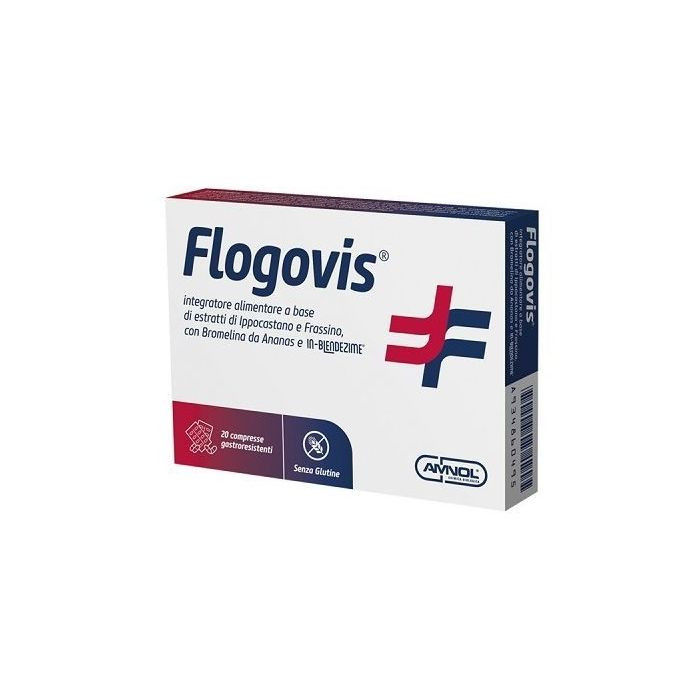 Flogovis Integratore Alimentare per Microcircolo e Drenaggio 20 Compresse - Amnol