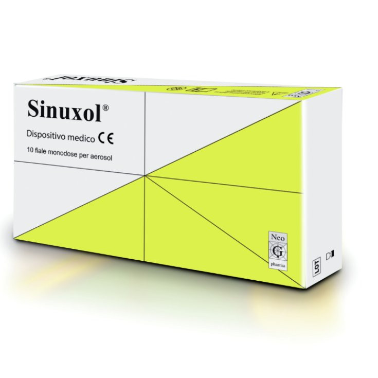 Sinuxol Dispositivo Medico per Raffreddore Rinite e Sinusite 10 Fiale da 5 ml - Neo G Pharma