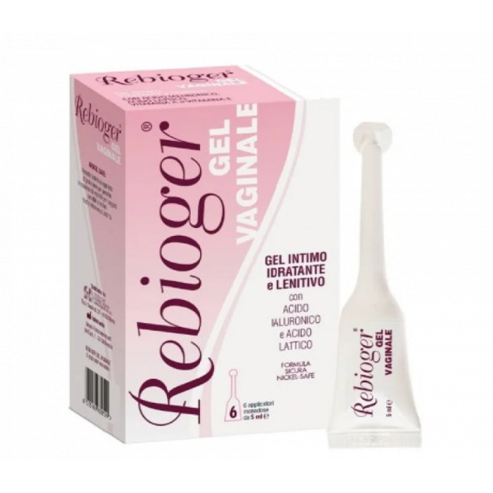 Rebioger Gel Vaginale Monodose 6 Applicatori da 5 ml - GD Srl