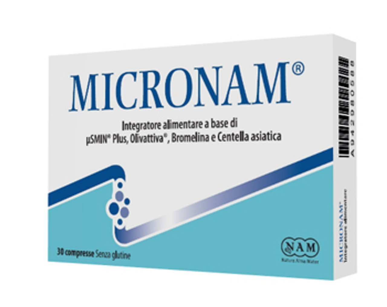 Micronam Integratore Alimentare per Circolazione e Microcircolo 30 Compresse - MICRONAM