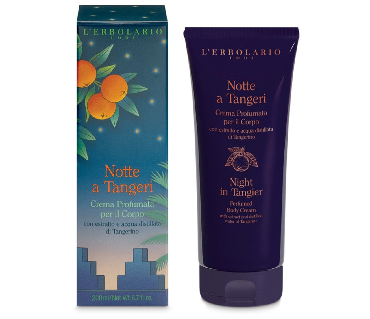 Crema Corpo Notte Tangeri 200ml - L'Erbolario