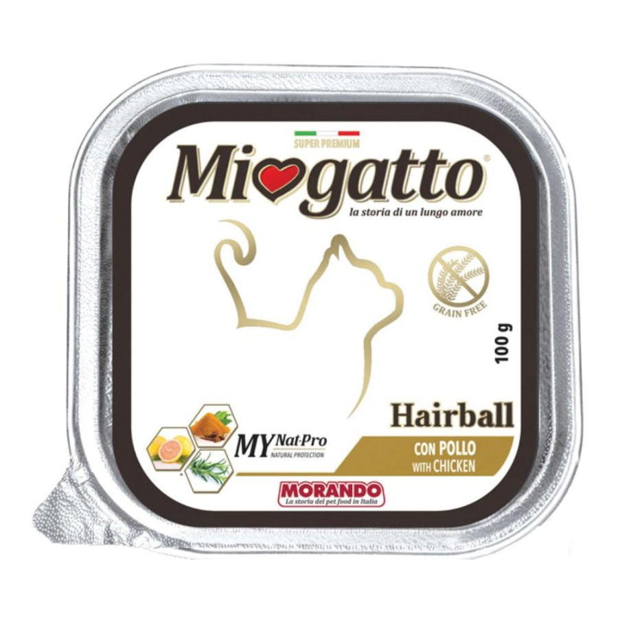 Miogatto Hairball Pollo Alimento Umido per Gatti 100g - Miogatto